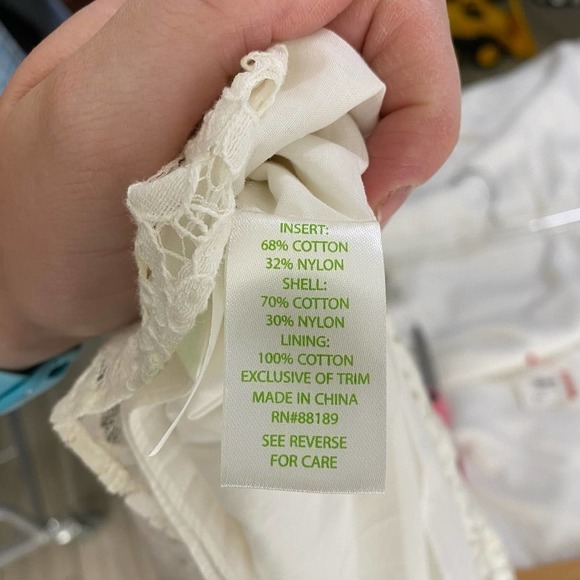 Lilly Pulitzer Brett Resort White Floral Hexagon Lace Strapless Dress-XS - Picture 6 of 7